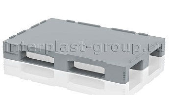 Поддон пластиковый гигиенический V1 (с бортиком) серый в Славянске-на-Кубани