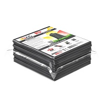 Мешки для мусора 160 л, серые, в пачке 10 шт., ПВД, 40 мкм, 900х1100 мм, i-Bag в Славянске-на-Кубани