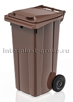 Мусорный контейнер 120 л коричневый 120 коричневый в Славянске-на-Кубани