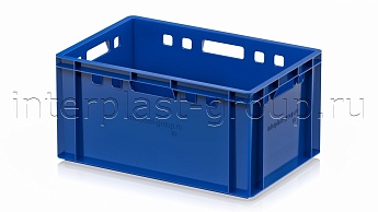 Ящик для мяса и колбасных изделий Е-3 синий в Славянске-на-Кубани
