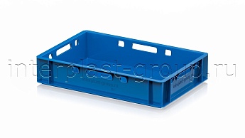 Ящик для мяса и колбасных изделий Е-1 голубой в Славянске-на-Кубани
