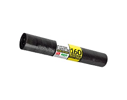 Мешки для мусора 160 л, черные, в рулоне 25 шт., ПВД, 40 мкм, 1100х800 мм, GRIFON, 101-030 в Славянске-на-Кубани