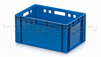 Ящик для мяса и колбасных изделий Е-3 голубой в Славянске-на-Кубани