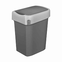 Контейнер для мусора Smart Bin 10 л (серый) 10 серый в Славянске-на-Кубани