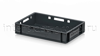 Ящик для мяса и колбасных изделий Е-1 темно-серый в Славянске-на-Кубани