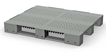 Поддон пластиковый перфорированный (усилен 1 трубой) в Славянске-на-Кубани